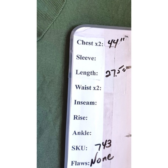 Time and Tru Women's Olive Green T-Shirt 3X (22) 100% Cotton Momcore Earthy Soft - Picture 6 of 6